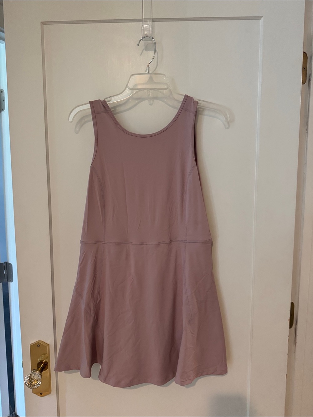 Halara Dusty Mauve Sleeveless Flared Dress
